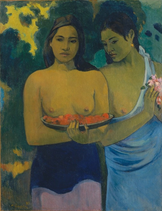 两个塔希提女子