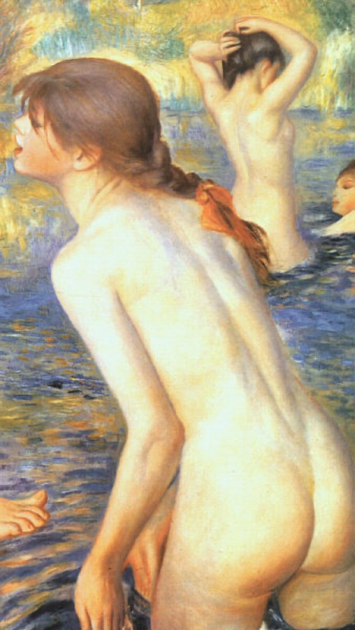 大浴女(局部)