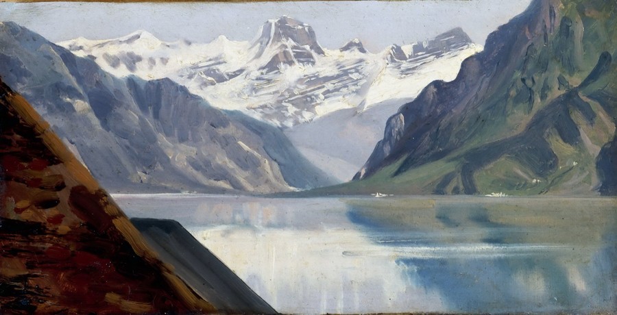 湖与群山