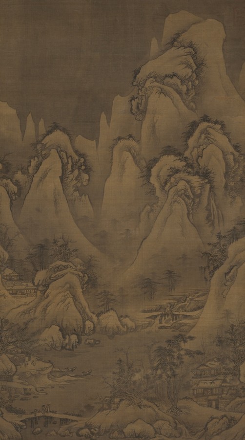 冬景山水图
