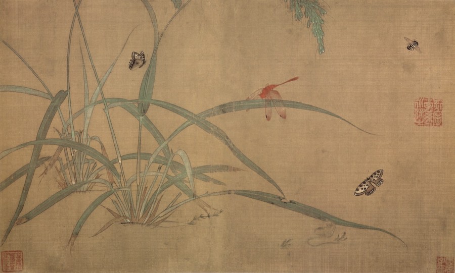 嘉禾草虫图