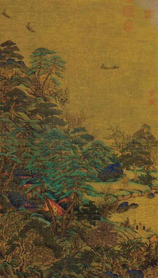 江帆楼阁图