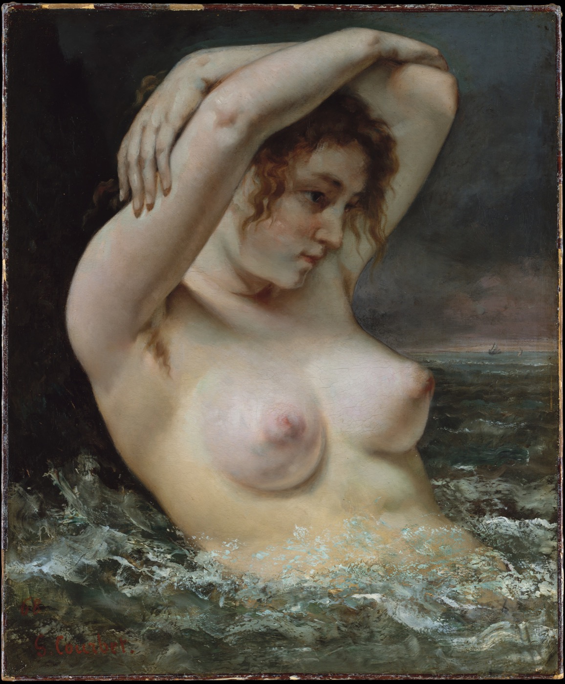 浪中女子