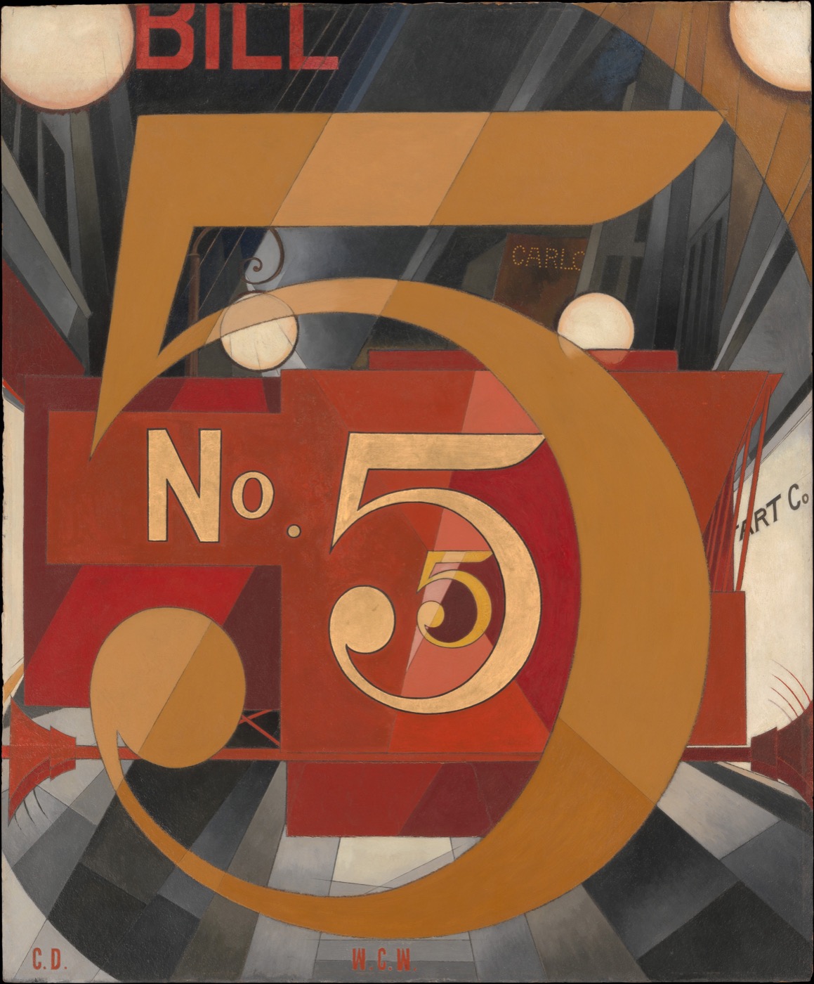 我看见金色数字5