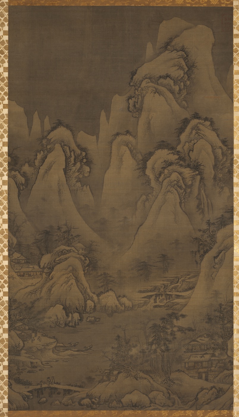 冬景山水图