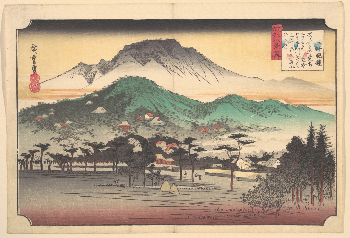 近江八景·三井晚钟